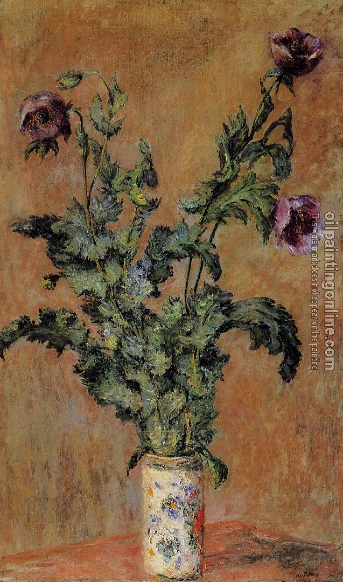 Monet, Claude Oscar - Vase of Poppies